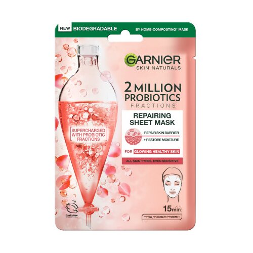 Garnier negovalna maska za obraz - Probiotic Repairing Sheet Mask Cene