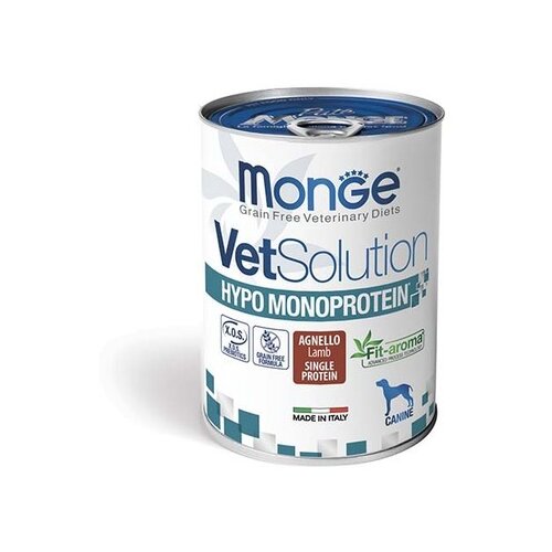 Monge VetSolution veterinarska dijeta za pse Hypoallergenic Monoprotein - Jagnjetina 400g AKCIJA! Slike