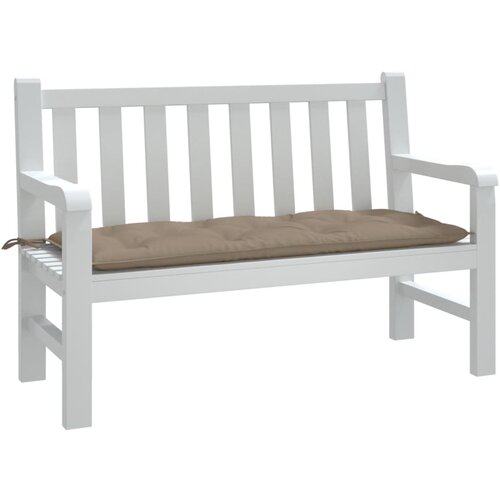 vidaXL Jastuk za vrtnu klupu smeđesivi 120 x 50 x 7 cm tkanina Oxford Cijene