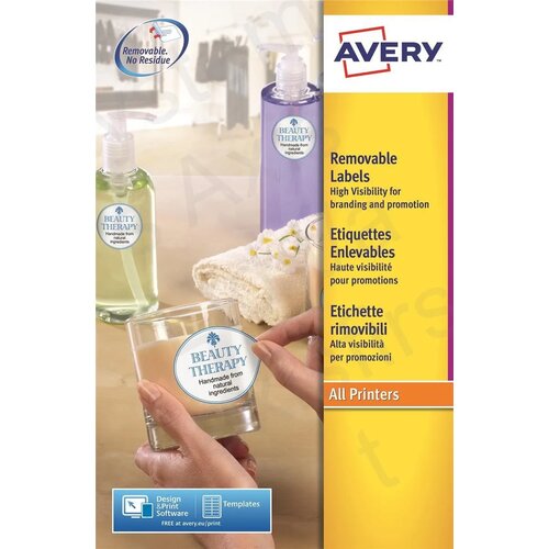 Avery Zweckform Etikete za označevanje, ovalne 63,5 x 42,3 mm - L6024REV-25 Cene