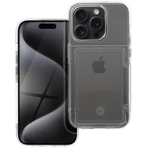  Futrola FORCELL F-PROTECT sa dzepicem za iPhone 15 Pro providna Cene