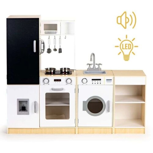 ECO TOYS drvena kuhinja za decu sa zvukom XXL Cene