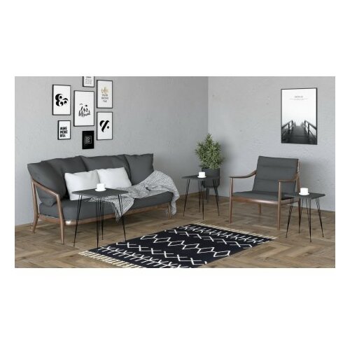 HANAH HOME set stolova mali black anthracite Slike