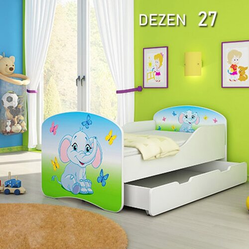 Olimp Sport dečiji krevet drveni 180x80cm sa fiokom i gratis dušek 45 dezena Cene