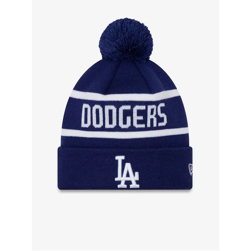 New Era Dark blue men's winter beanie with pompom and wool admixture Lo - Men