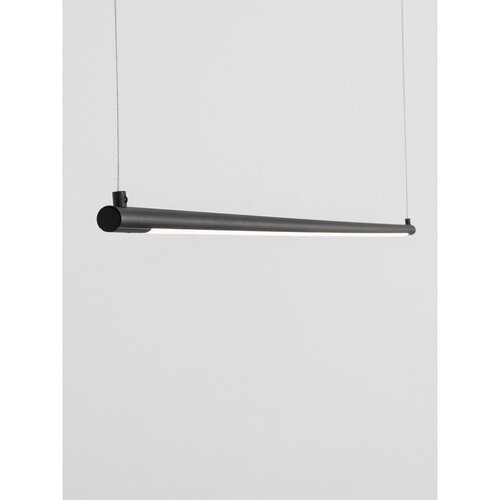 Nova Luce Mat črna aluminijasta LED viseča svetilka Elettra &amp;ndash; Slike
