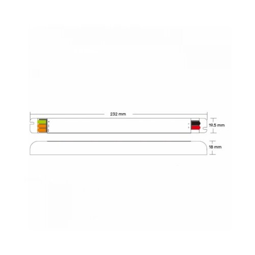 Dawn led napajanje slim 24V 60W 60WHH-24 Slike