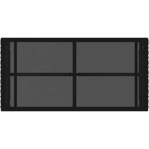  stol Crna 80 x 40 x 40 cm PE Rattan i Staklo - Crna Slike