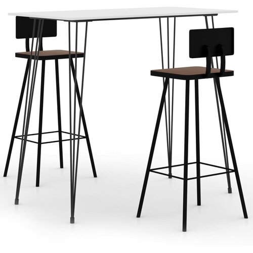  3-dijelni barski set bijeli Cijene