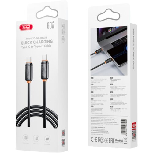 XO USB kabal NBQ302A iPhone &ndash; Type C 27W 1m Black Cijene