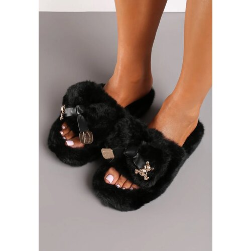 Beloved Fluffy Bear copati črni Slike