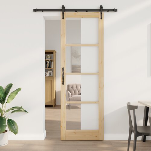 vidaXL drsna vrata s strojno opremo 'ORKDAL'78x232 cm Cene