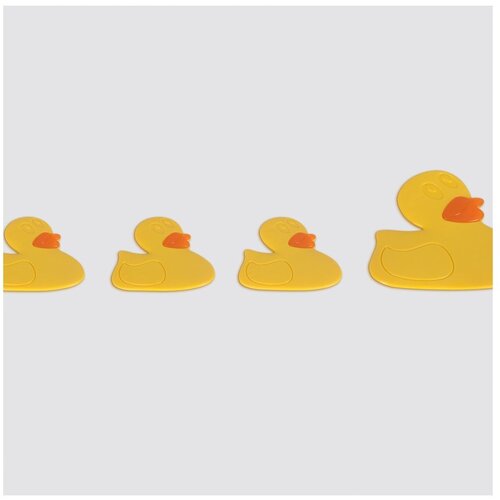 Spirella Otro&amp;scaron;ke protizdrsne podloge 6 ks za kad 12x12,5 cm Duck &amp;ndash; Slike