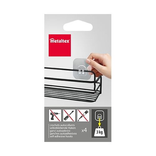 Metaltex Plastični obe&amp;scaron;alniki v kompletu 4 ks &amp;ndash; Slike