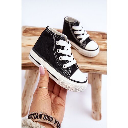 Boto Children's High Sneakers Black Filemon Cene