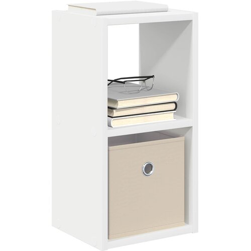  Noćni ormarić s ladicama 2 pcs Bijelo 25,5 x 22 x 49,5 cm Slike