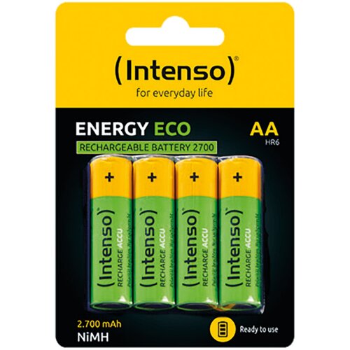 Intenso baterija punjiva INTENSO AA/HR/2700 pakovanje 4 kom Slike