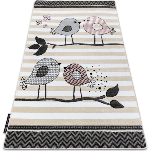 RugsX Preproge Preproga PETIT BIRDS Ptice krem 140x190 cm Bež Cene