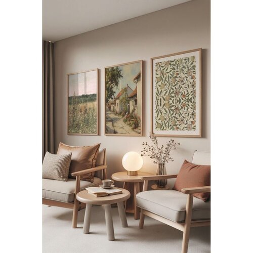 WALLXPERT &Ccedil;-300871 - 5070 Vi&scaron;enamenski set dekorativnih slika (3 komada) Cene