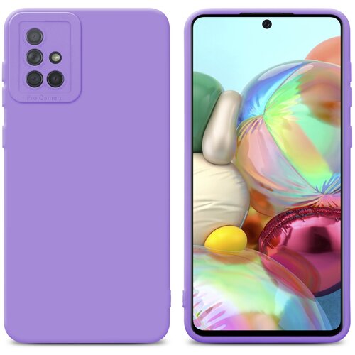 Cadorabo Ohi&scaron;je, združljiv s Samsungom v tekoči svetlobi vijolični - za&scaron;čitni pokrov iz fleksibilnega silikona TPU, (20596199) Cene