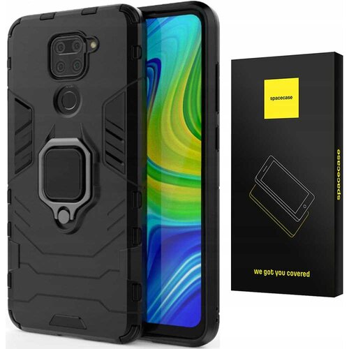 Spacecase OVITEK ZA XIAOMI REDMI NOTE 9 BLACK SC X-RING, (21970397) Slike
