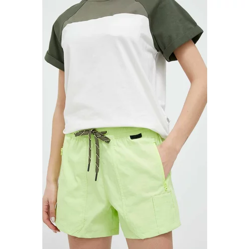 Wrangler Kratke hlače ATG ženske, zelena barva