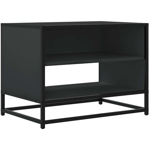 Maison Chic TV omarica - TV enota - Televizijska omarica črna 61x40x46 cm inženirski les in kovina, (21698744) Cene