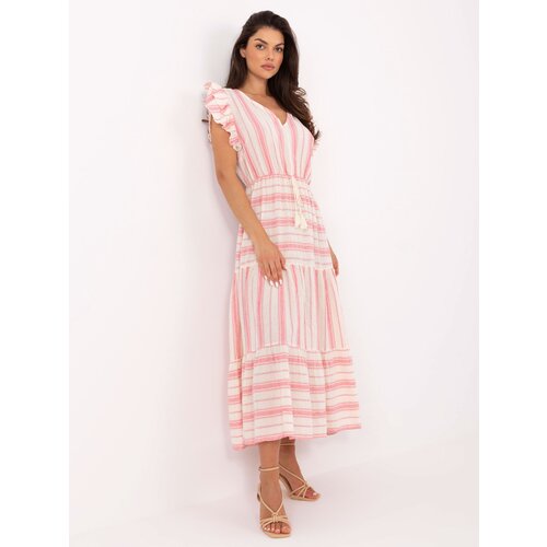 Och Bella Dress-TW-SK-BI-28760.97-white-pink Slike