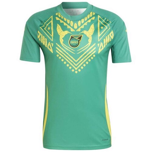  Futbalov&amp;eacute; tričko Adidas Jamaica 2024 Pre Match Zelena Slike