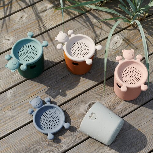 Liewood mini igralni set za na plažo bastian faune green mix Slike