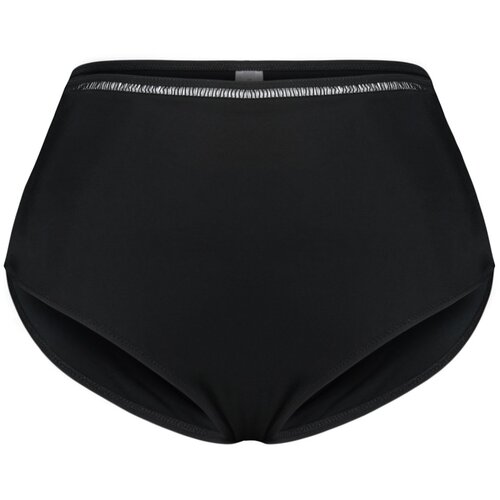 Trendyol Curve Black High Waist Bikini Bottom Slike