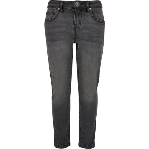 Urban Classics Kids Boys Stretch Denim Pants black washed Slike