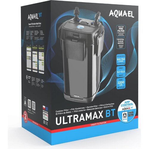 Aquael zunanji filter Ultramax BT - 6,1-13,5 W / 2200 L/h Cene