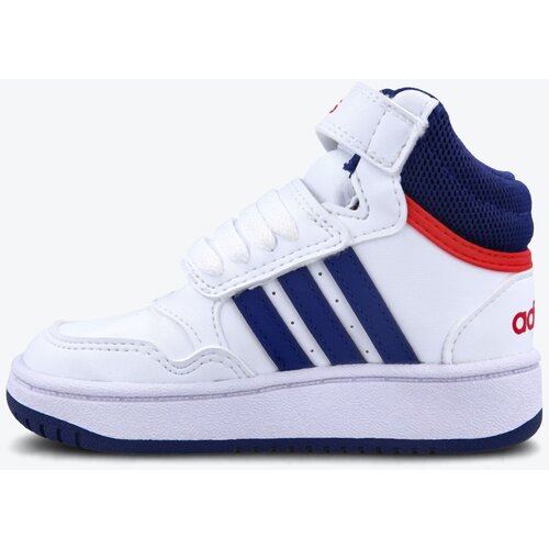 Adidas Čevlji Hoops Mid GZ9650 White/Navy/Red Slike