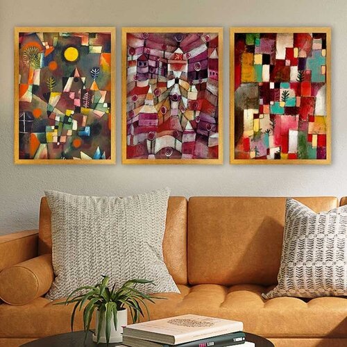 Wallity Set uramljenih slika 3AC_UN811500 , 3 Dela Cene