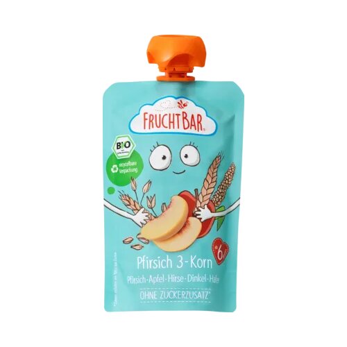 FRUCHTBAR Bio Quetschie - breskev in 3 žita Cene