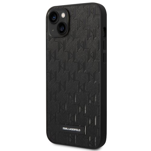 Karl Lagerfeld Apple iPhone 14 Plus PU ohi&amp;scaron;je Saffiano Monogram, ?rna, (21244362) Slike