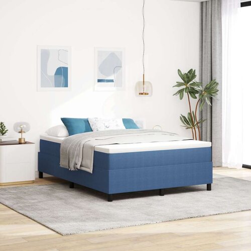 Box Spring Krevet Plava 140x200 cm Od žoržeta Cijene