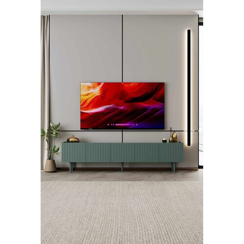 Hanah home TV komoda Capella 200, 200 cm, zelena Cene