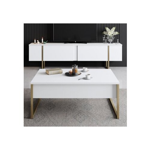 Hanah home luksuzni set name&amp;scaron;taja za dnevnu sobu - bela, zla Slike