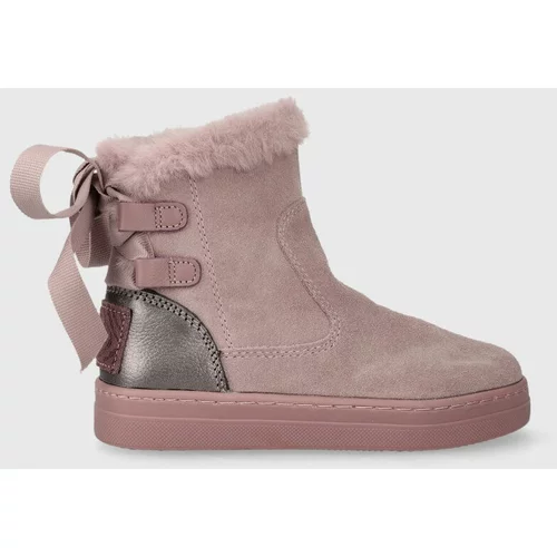 Garvalin Dječje zimske cipele od brušene kože boja: ružičasta