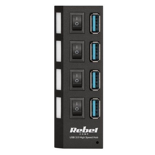 Quer USB hub PRO 4-portni s stikali, 3.0 CC-HUB-0940 Slike