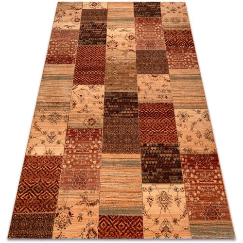 RugsX Preproge Preproga volna KASHQAI 4327 101 Patchwork terakota 120x170 cm Rdeča Cene