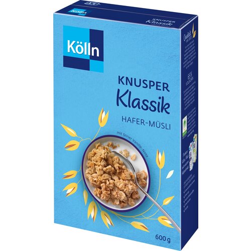 K&amp;ouml;lln Hrustljavi klasični ovseni muesli - 600 g Slike