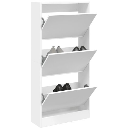 vidaXL Ormarić za cipele bijeli 60x21x125 5 cm od konstruiranog drva Cijene
