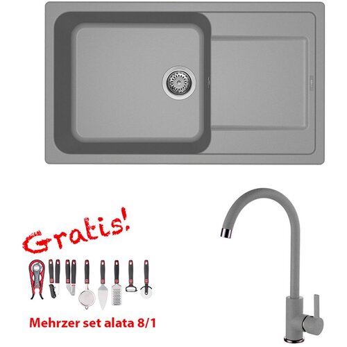 ELLECI Set Life 410 + slavina C01 Cemento Cijene