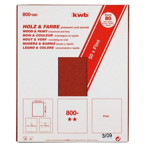 KWB brusni papir (drvo-farba) GR150 | 230x280 Cene