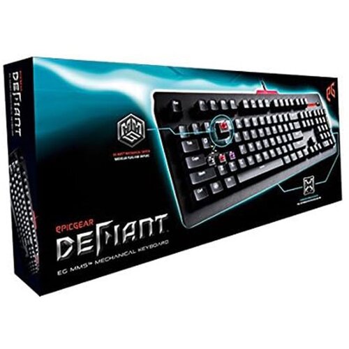 EPICGEAR DeFiantBlack/Black,German,EG,Grey tastatura sa LED pozad. osvetljenjem Slike