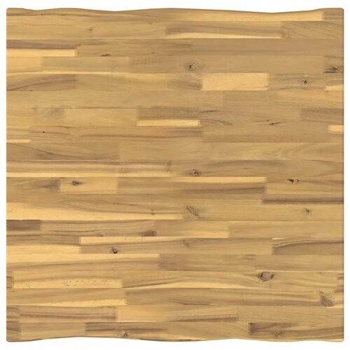  60 x 55 x 75 cm Čvrsto drvo akacije Bijela i crna Pravokutni - Bijela i crna 60 x 55 x 75 cm Živi rub Slike