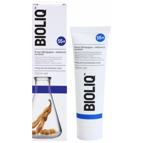 Bioliq 55+ hranilna krema z lifting učinkom za intenzivno obnovitev in učvrstitev kože 50 ml